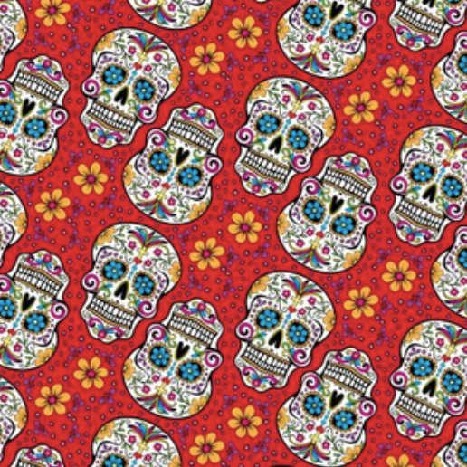 Sugar Skulls Red