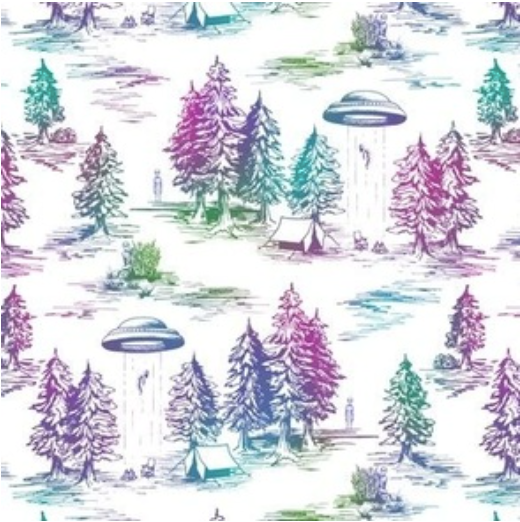 Colorful UFO